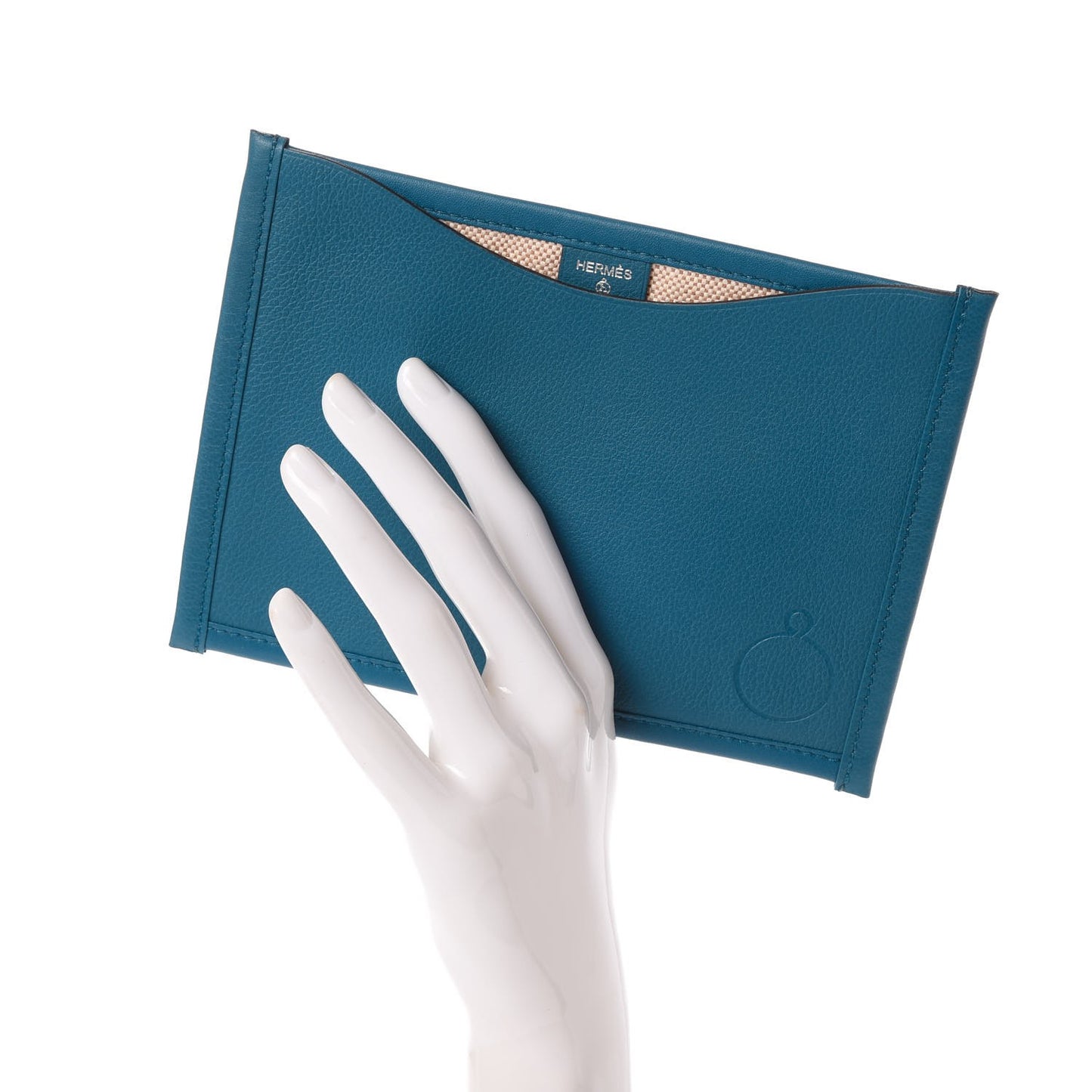 Swift Toile Petit H Passport Holder Bleu Thalassa