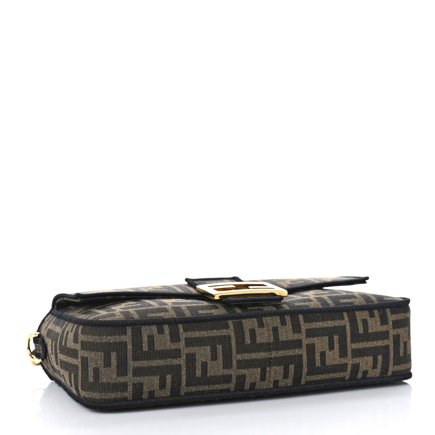 Fabric Jacquard FF 1974 Medium Baguette Tobacco Moro Black