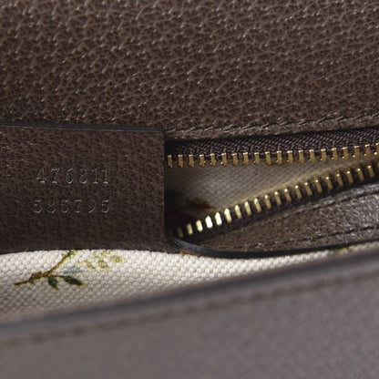 Gucci Calfskin Embroidered Sylvie Belt Bag Brown 7 of 10
