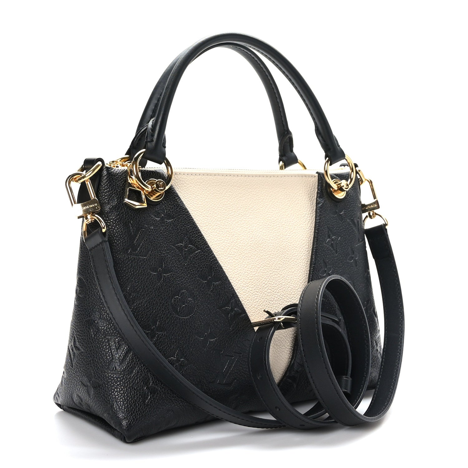Louis Vuitton Empreinte V Tote BB Black Creme 3 of 8