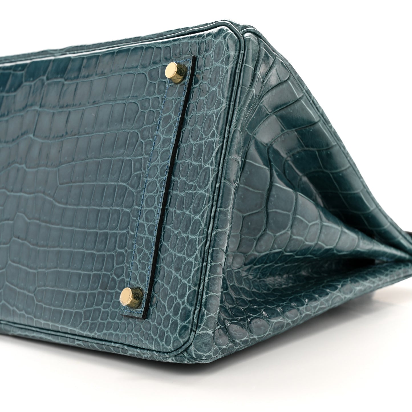 Shiny Porosus Crocodile Birkin 35 Colvert