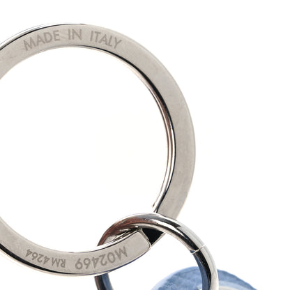 Louis Vuitton LV Circle Key Holder Bag Charm Sky Blue 3 of 5