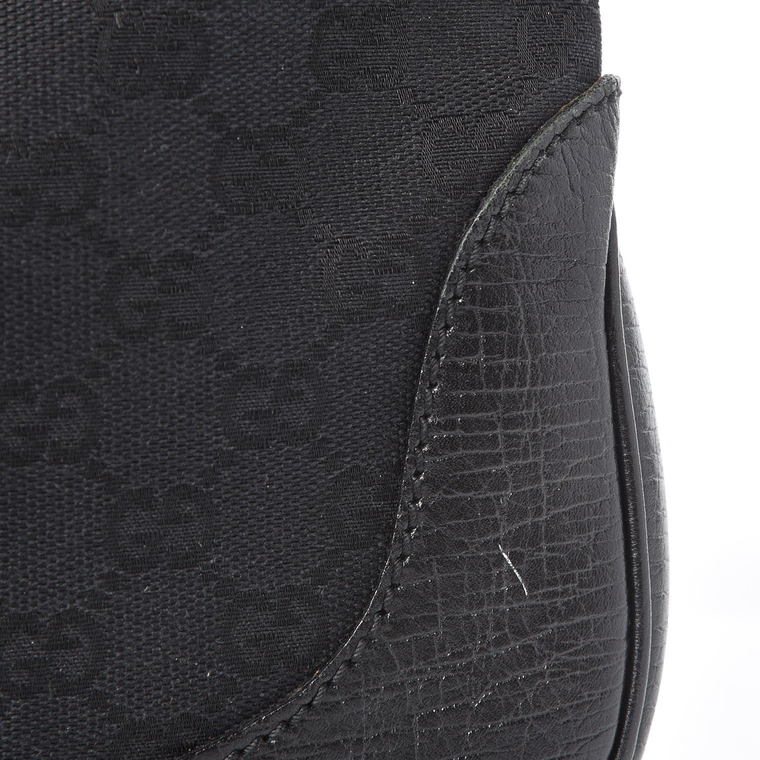 Gucci Monogram Small Jackie O Hobo Black 9 of 16
