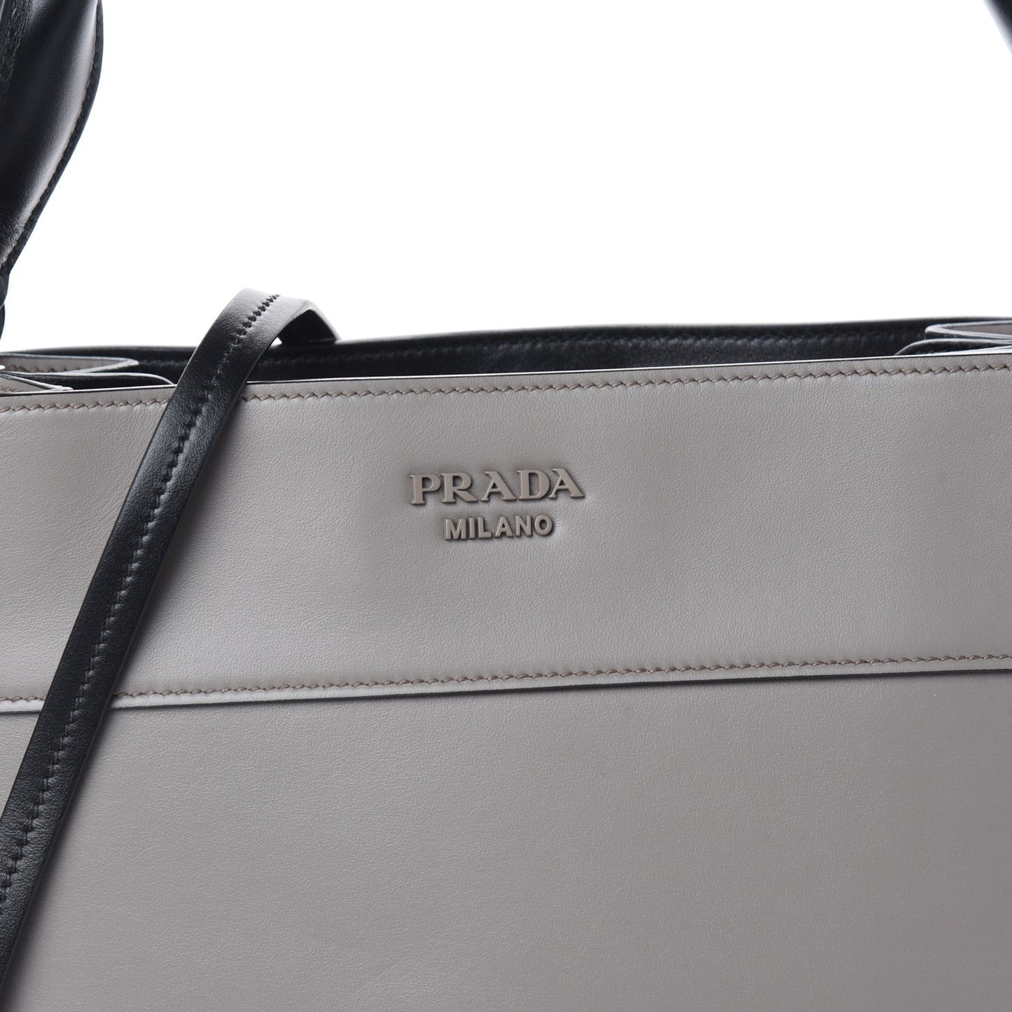 City Calfskin Small Margit Bag Argilla Black