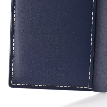 Goyard Goyardine Saint Pierre Card Holder Navy 6 of 6