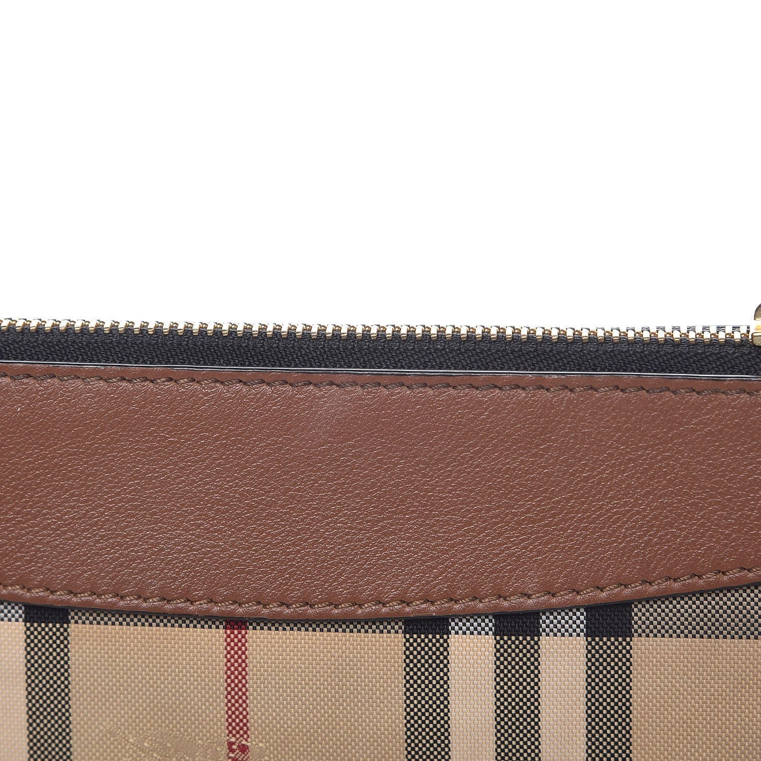 Burberry Horseferry Check Peyton Crossbody Clutch Bag Brown 11 of 12