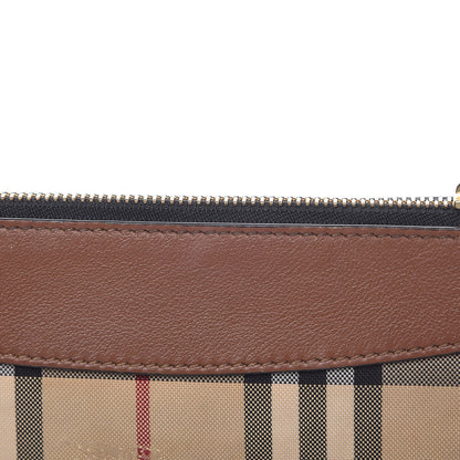 Burberry Horseferry Check Peyton Crossbody Clutch Bag Brown 11 of 12