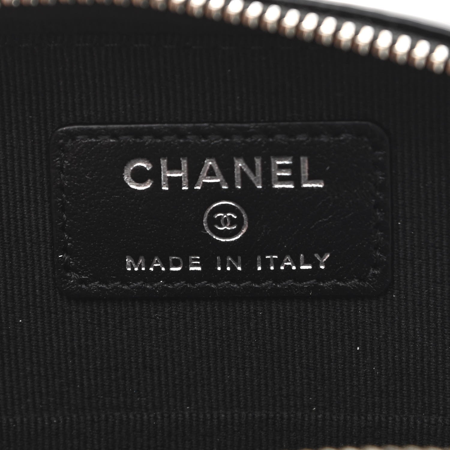 Chanel Patent Quilted Clutch With Chain Black 6 of 11