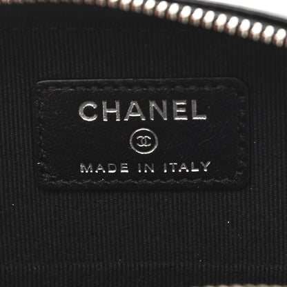 Chanel Patent Quilted Clutch With Chain Black 6 of 11