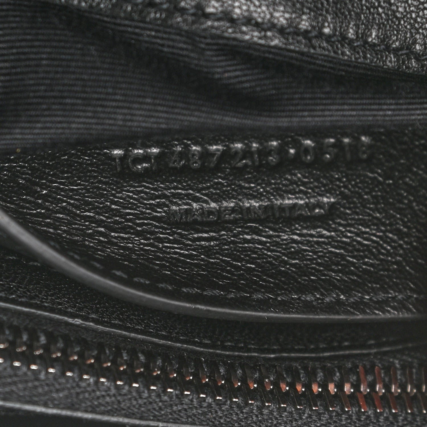 Saint Laurent Sheepskin Matelasse Chevron Monogram Medium College Bag Black 6 of 9