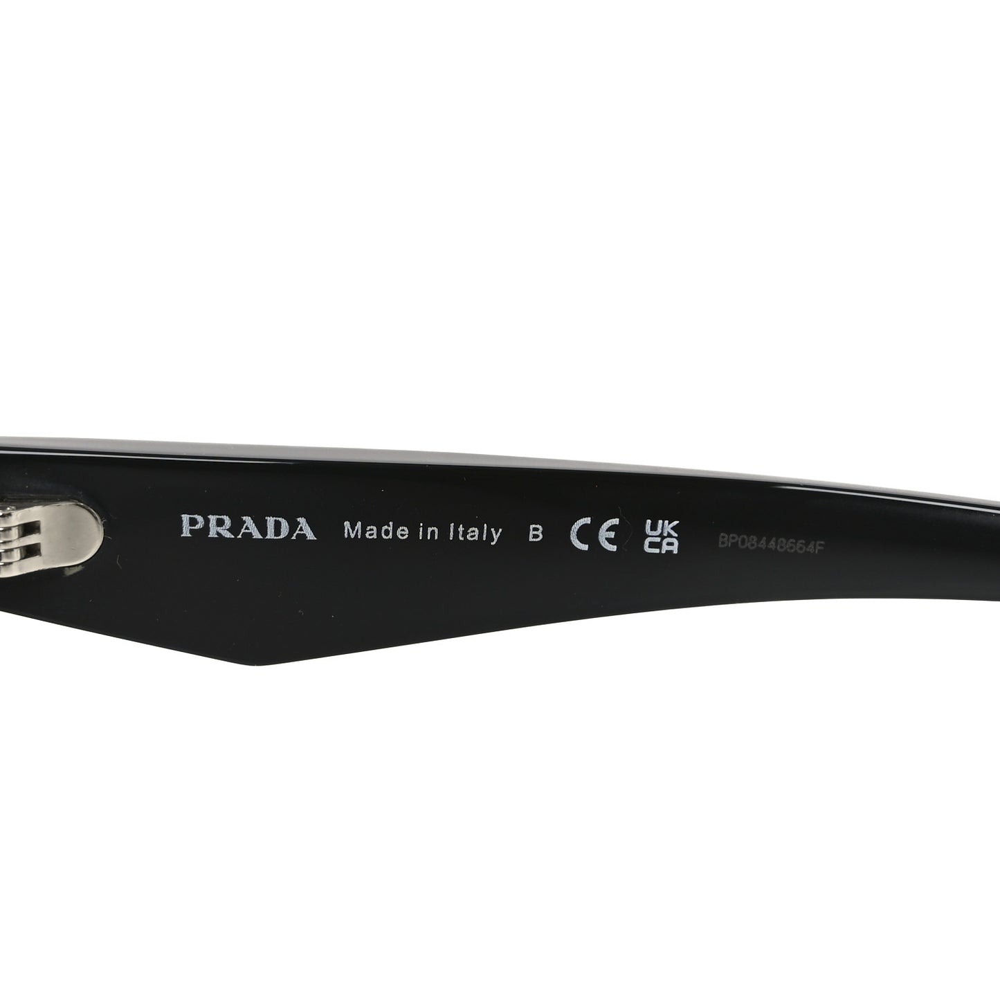 Acetate Oval Sunglasses SPR 26Z Black