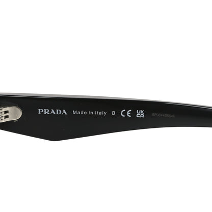 Prada Acetate Oval Sunglasses SPR 26Z Black 5 of 7