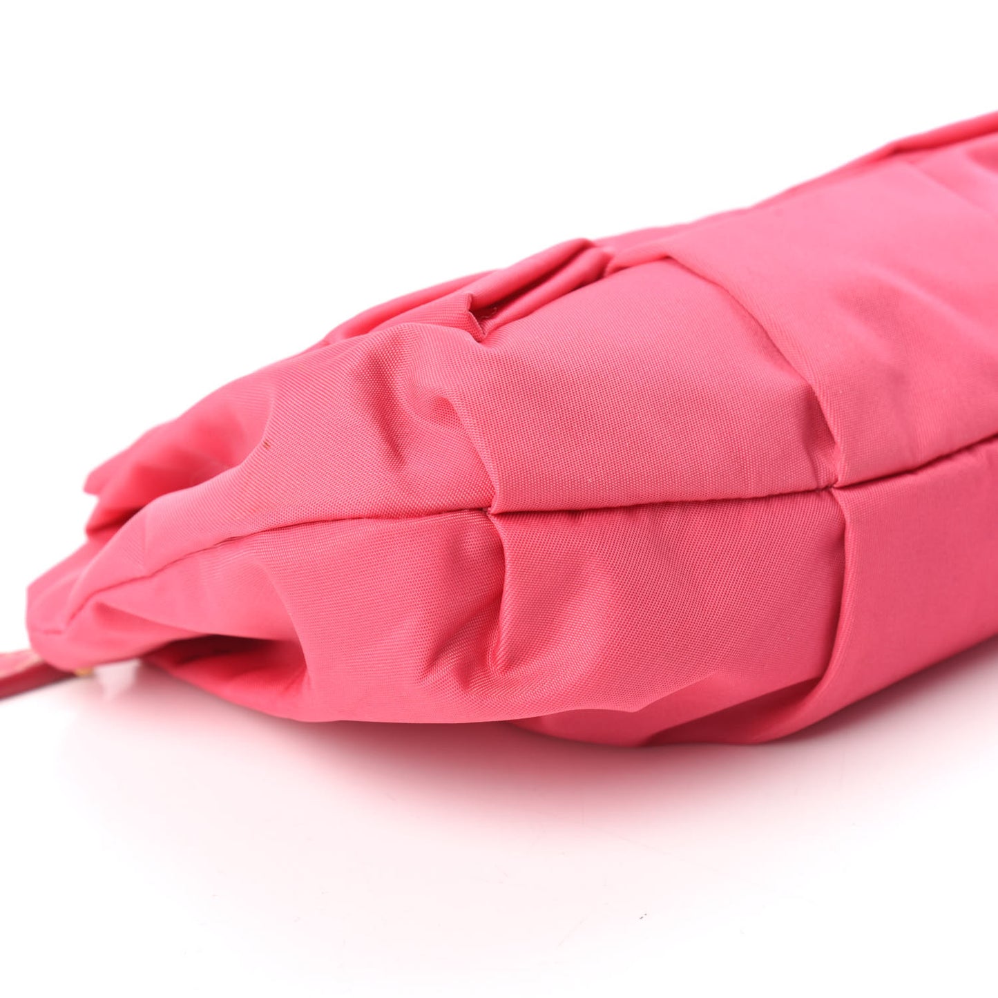 Tessuto Nylon Bow Wristlet Begonia