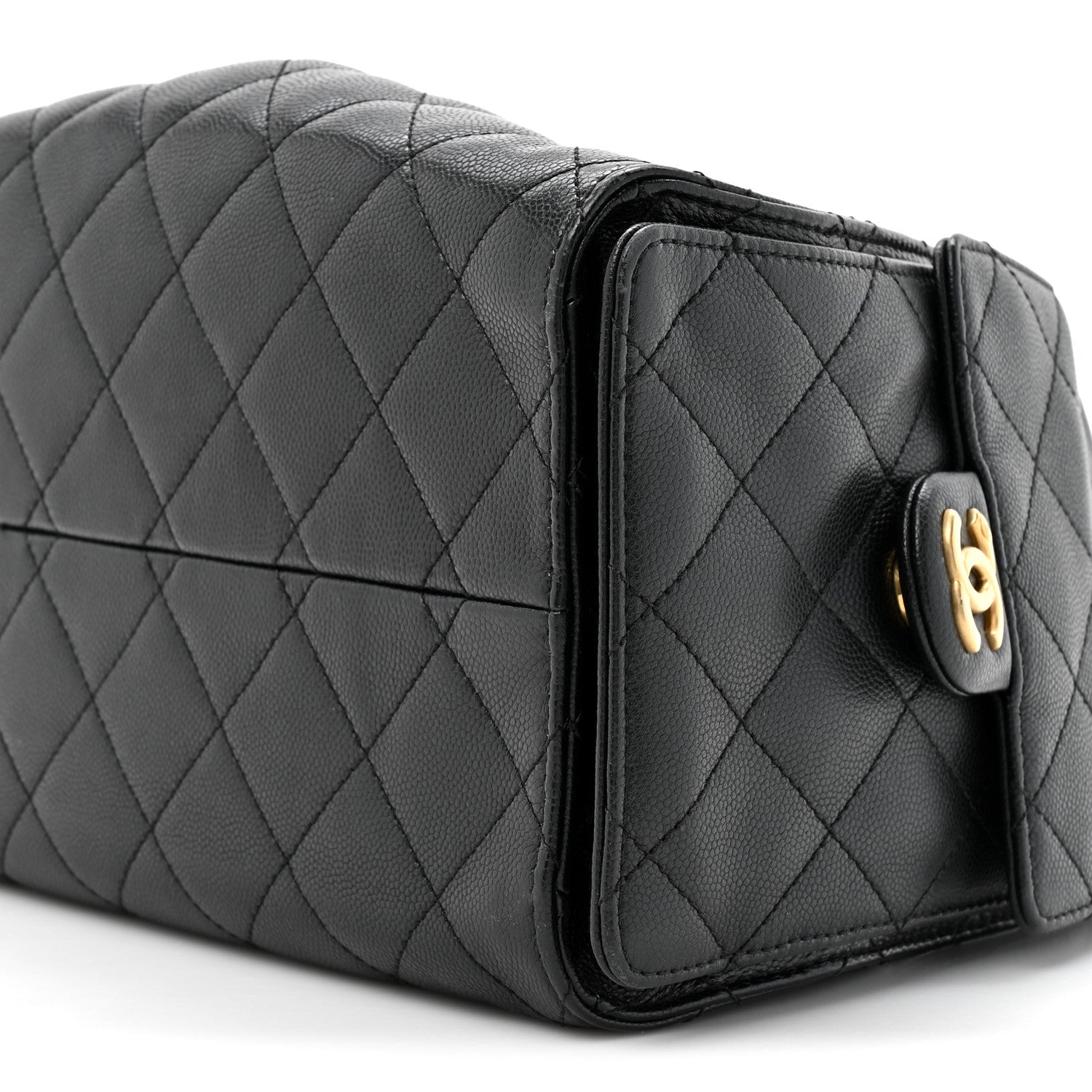 Chanel Caviar Quilted Small Chanel 25 Handbag Black 9 of 14