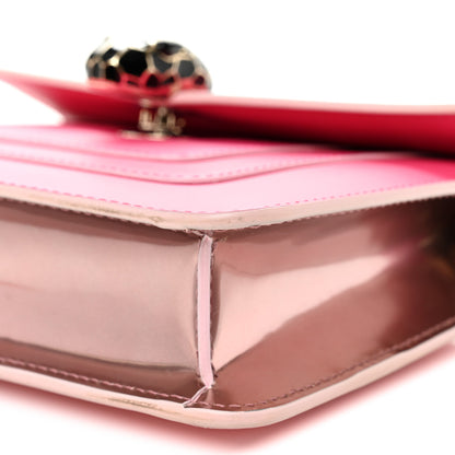 Bulgari Calfskin Small Serpenti Forever Snake Strap Crossbody Bag Pink 11 of 11