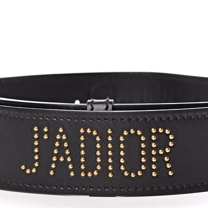 Christian Dior Calfskin Studded J’Adior Shoulder Strap Black 2 of 5