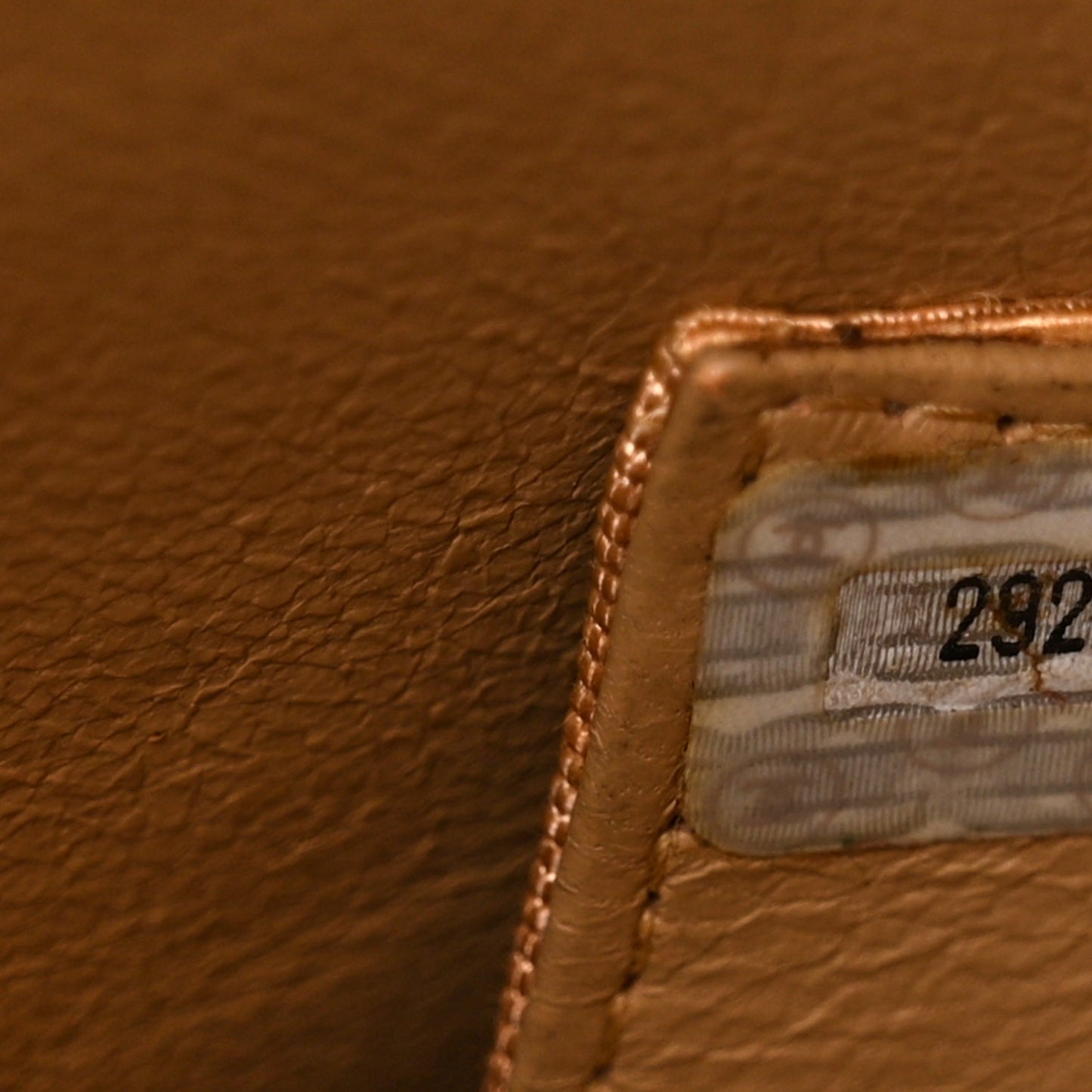 Caviar Quilted Shopper Tote Beige