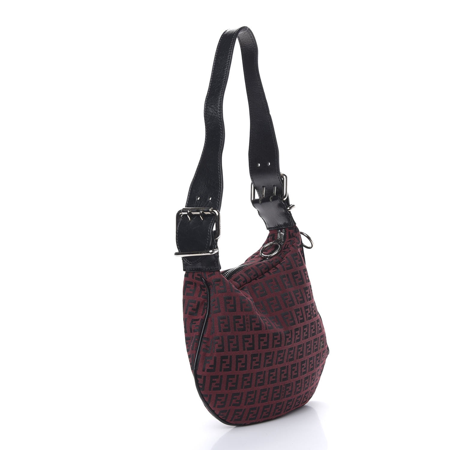 Fendi Zucchino Oyster Red Black 2 of 8