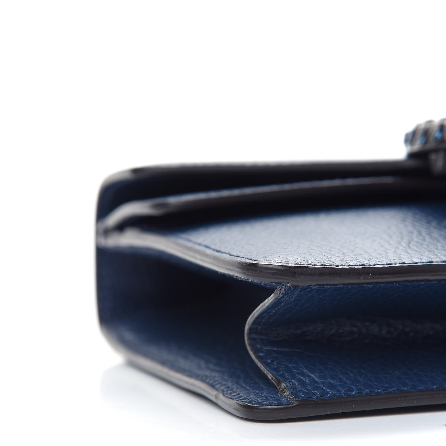 Gucci Dollar Calfskin Crystal Mini Dionysus Shoulder Bag Blue Agata Montana Sapphire 7 of 8
