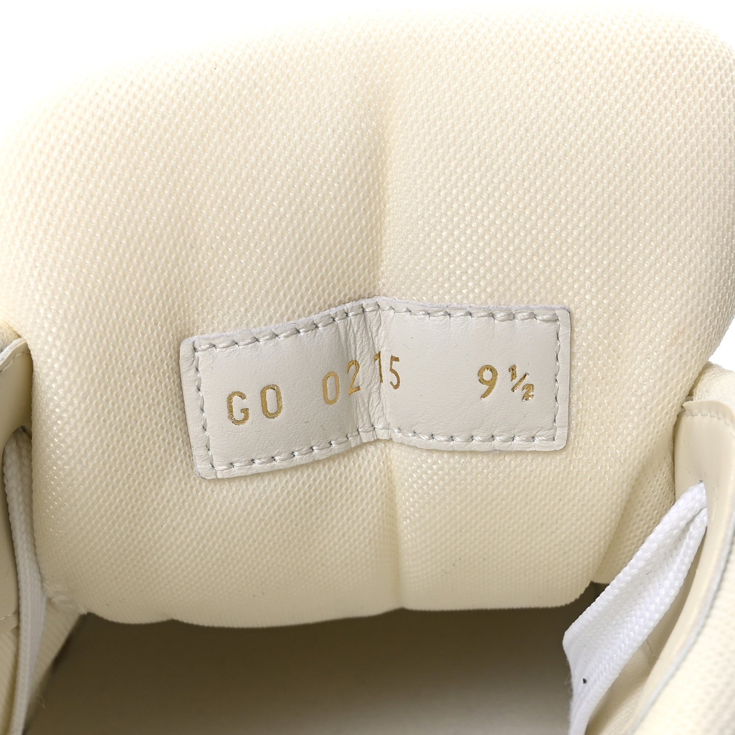 Calfskin Monogram Mens LV Trainer Sneakers 9.5 Beige
