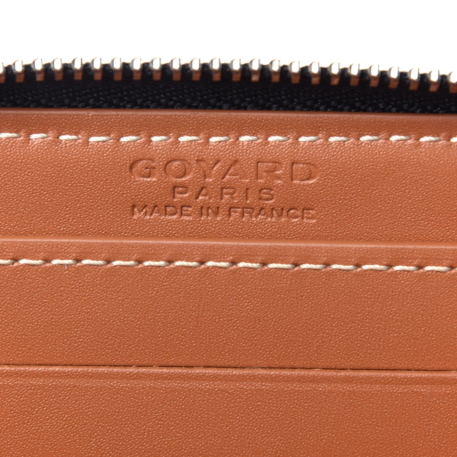 Goyard Goyardine Matignon PM Wallet Black Gold 6 of 8