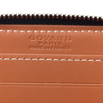Goyard Goyardine Matignon PM Wallet Black Gold 6 of 8