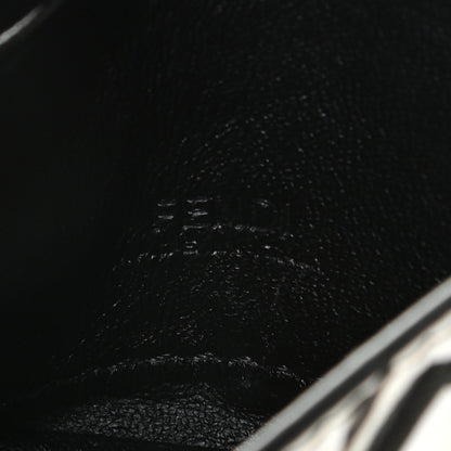 Fendi X JOSHUA VIDES Nappa Vitello King FF Embossed Nano Baguette Charm White Black 5 of 6