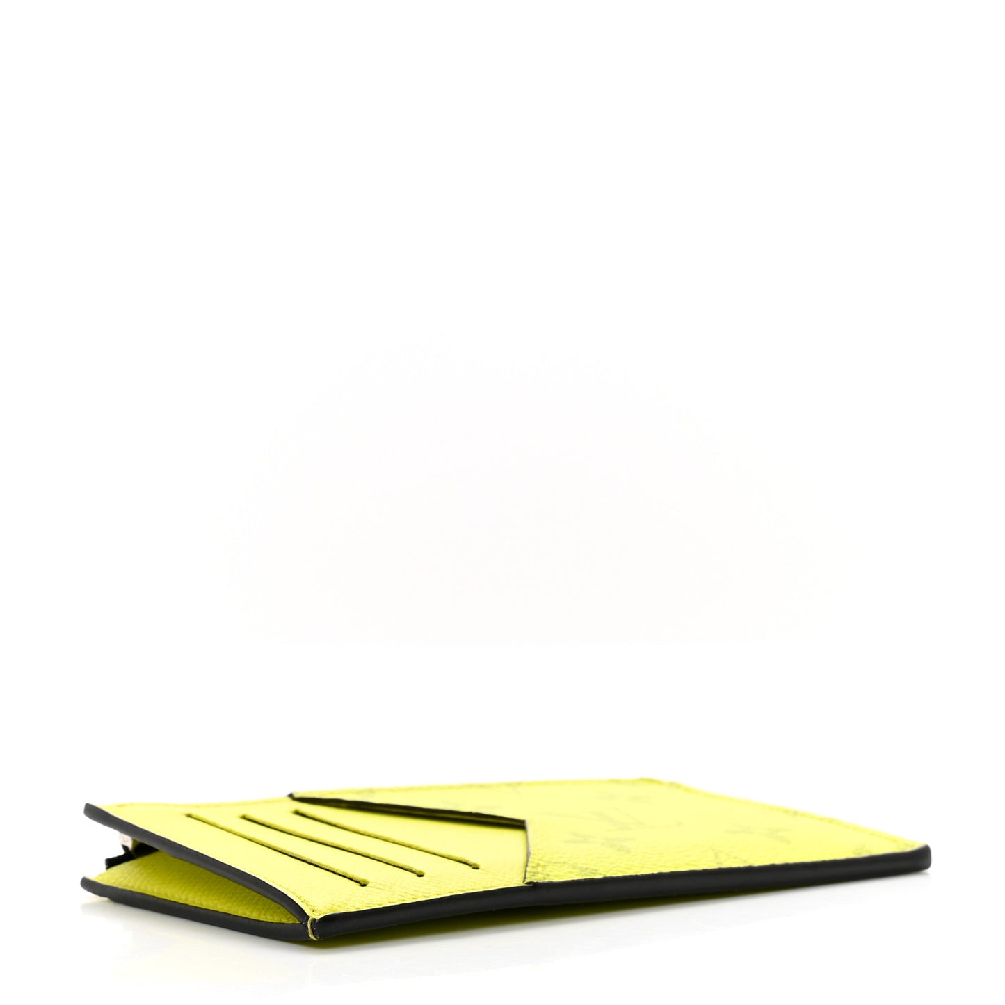Monogram Taiga Coin Card Holder Yellow