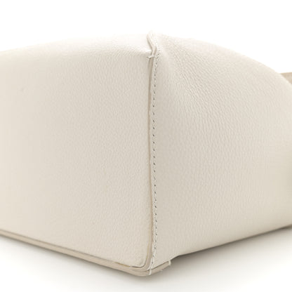 Loewe Soft Grained Calfskin Small Puzzle Edge Bag Soft White 10 of 13