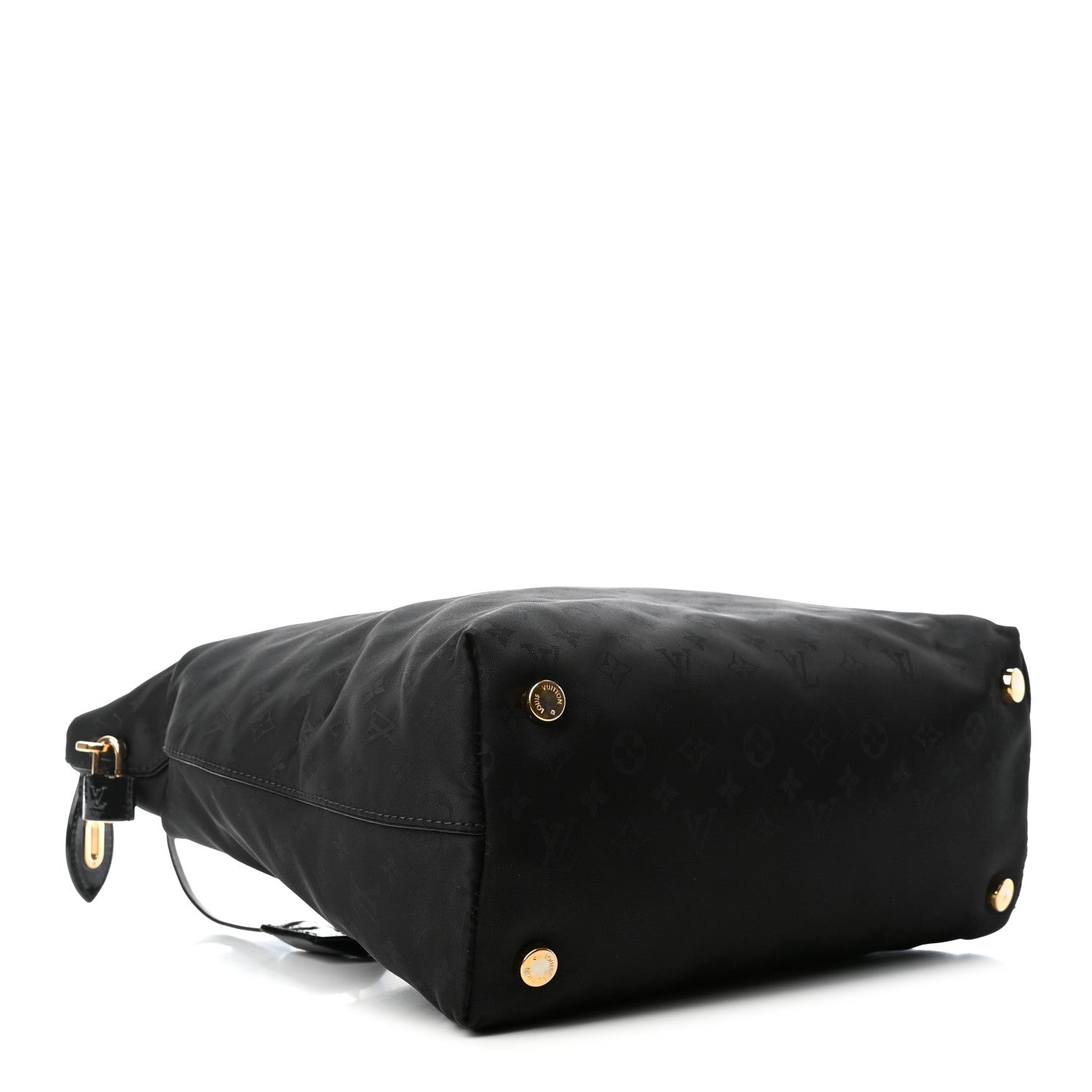 Louis Vuitton Monogram Nylon Desire Lockit Vertical MM Black 3 of 4