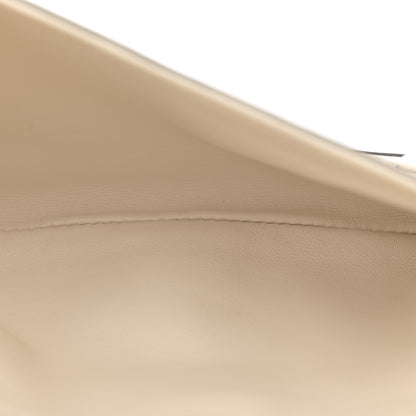 Gucci Roxy Calfskin Blondie Chain Shoulder Flap Bag Mystic White 5 of 11