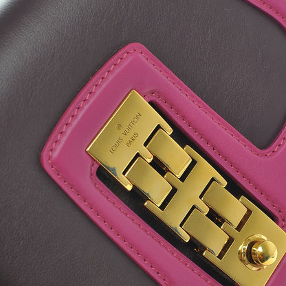 Louis Vuitton Cuir Art Deco Trapeze Prune Cyclamen 8 of 8