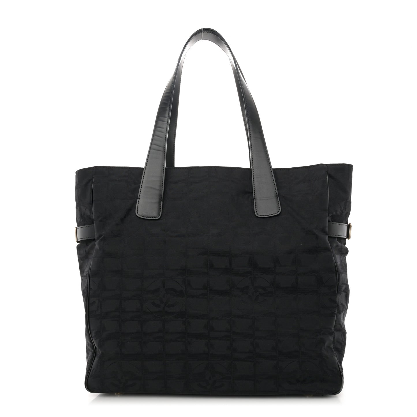 Nylon Medium Travel Tote Black