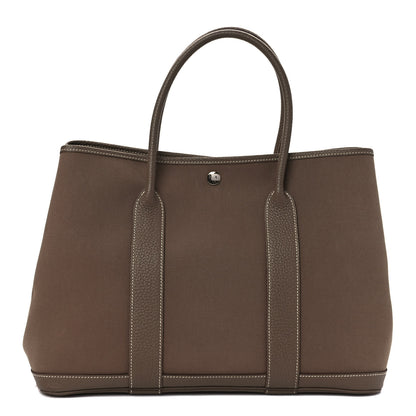 Hermes Toile Vache Garden Party 36 MM Etoupe 1 of 10