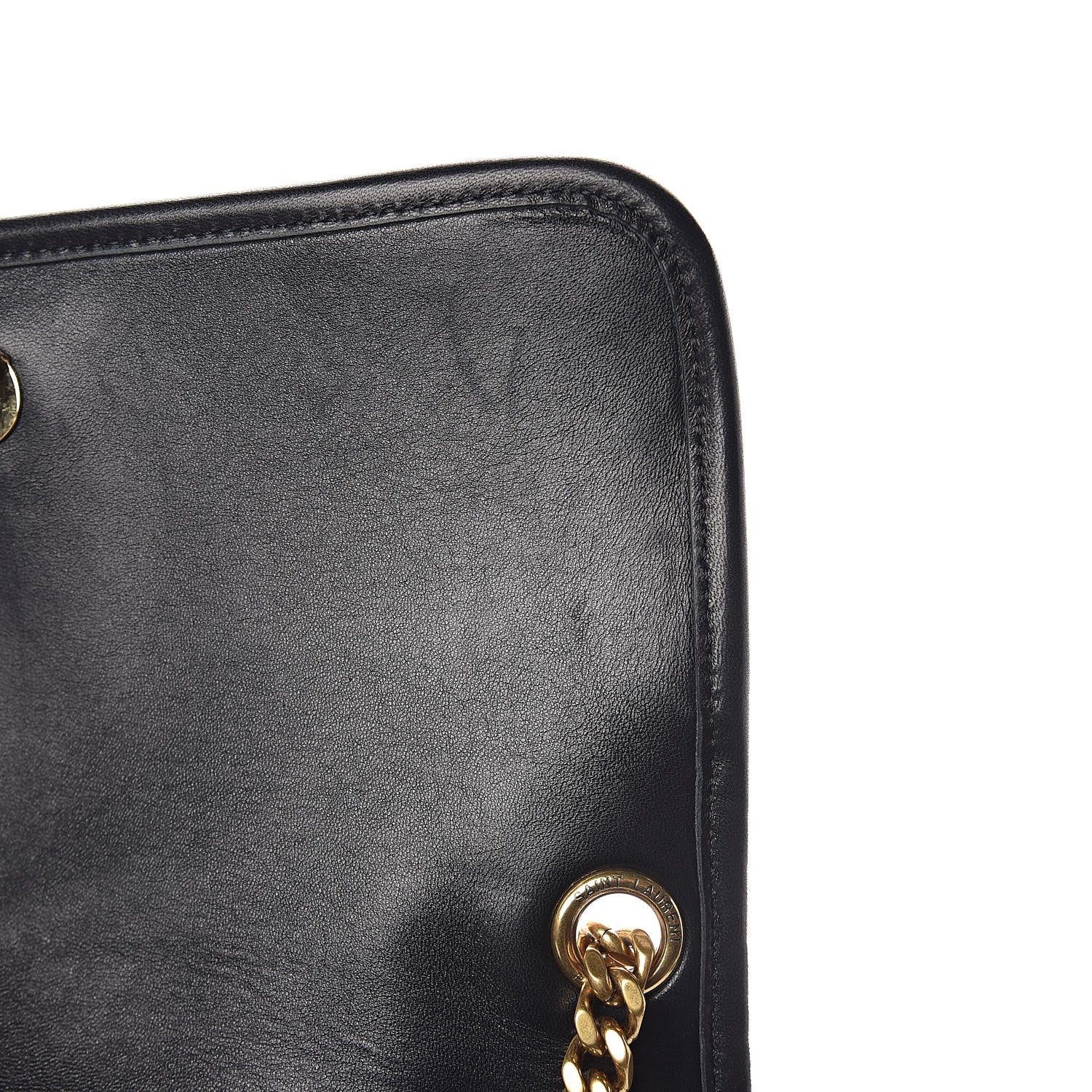 Saint Laurent Lambskin Matelasse Monogram Medium Niki Chain Satchel Black 10 of 10