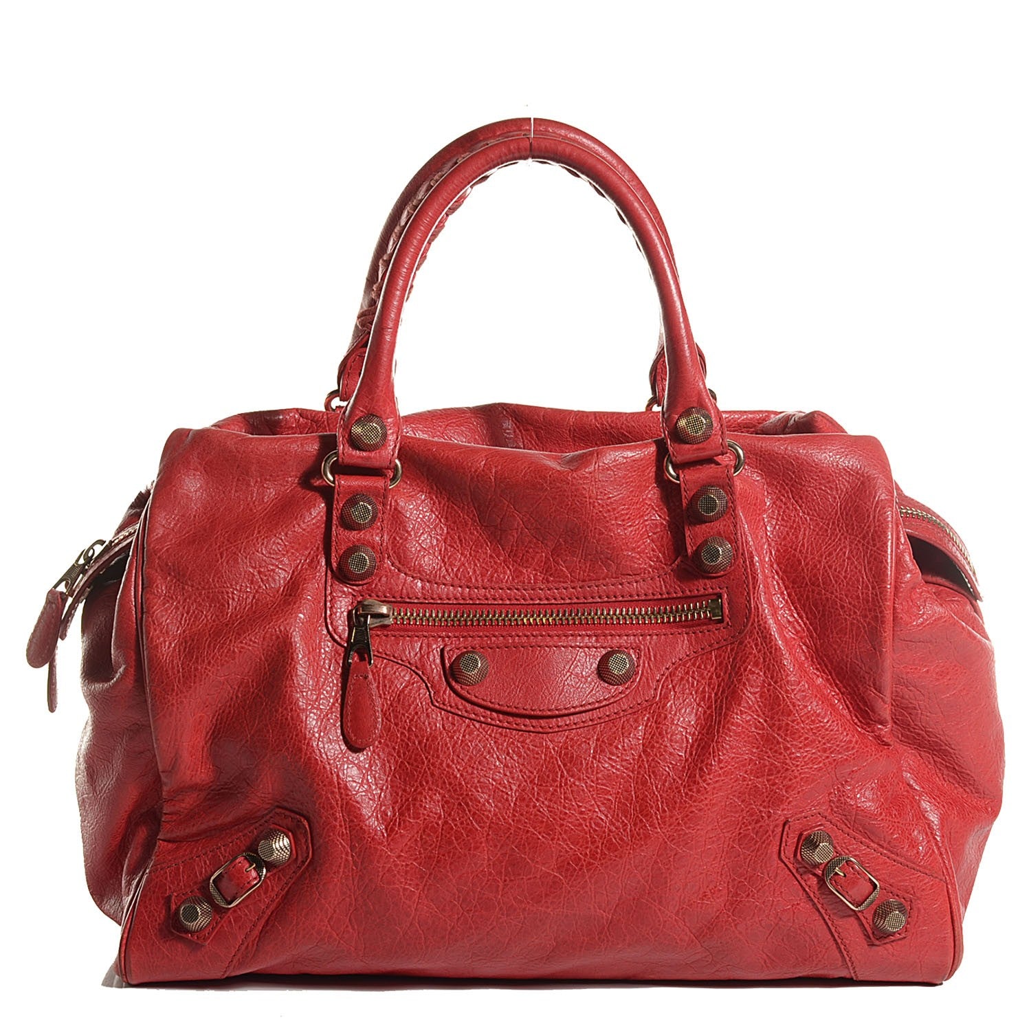 Balenciaga Agneau Giant 12 Rose Gold Hardware Mid Day Coquelicot 1 of 11