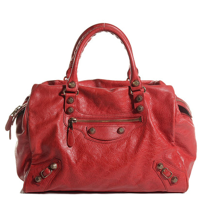 Balenciaga Agneau Giant 12 Rose Gold Hardware Mid Day Coquelicot 1 of 11