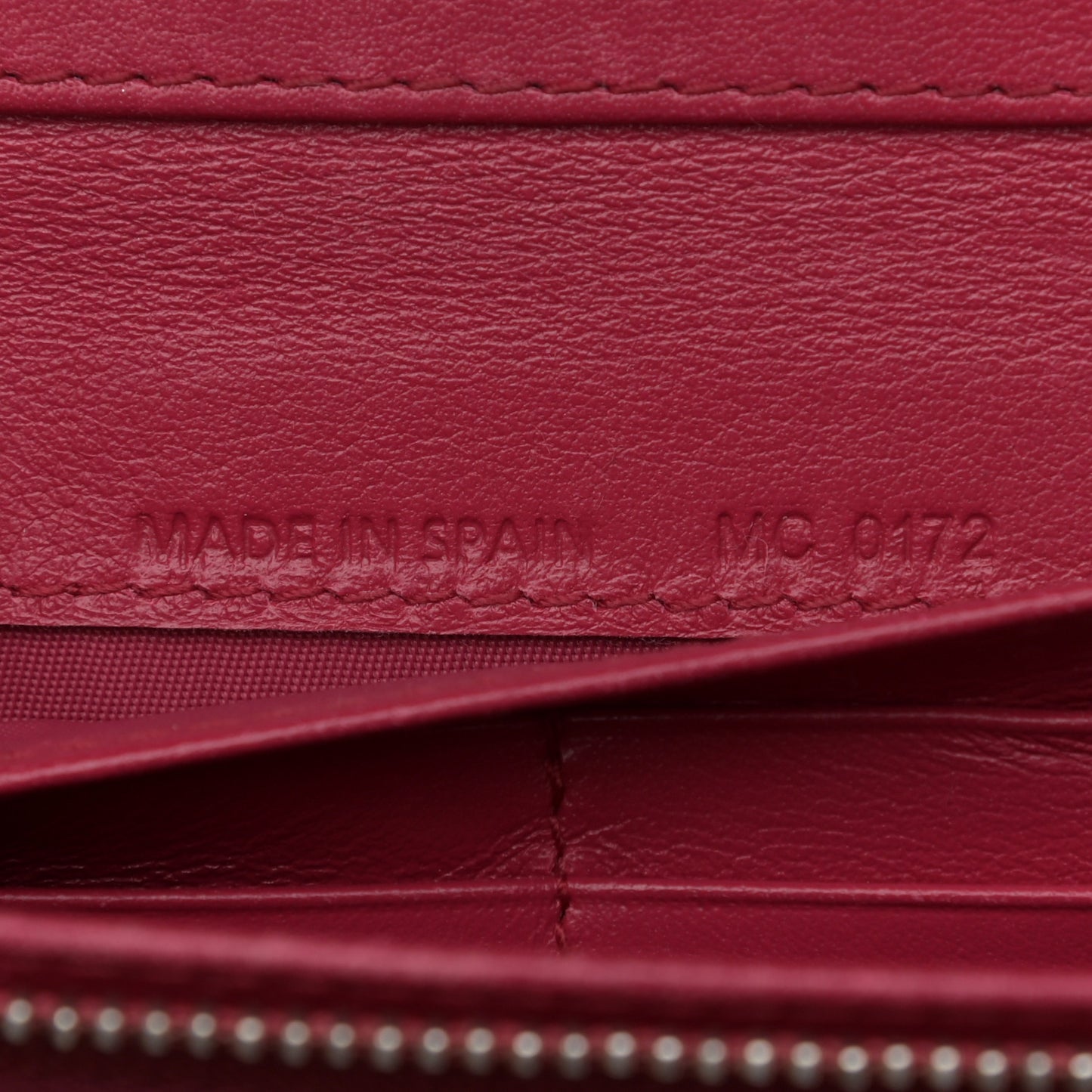 Patent Cannage Rendezvous Wallet Pink