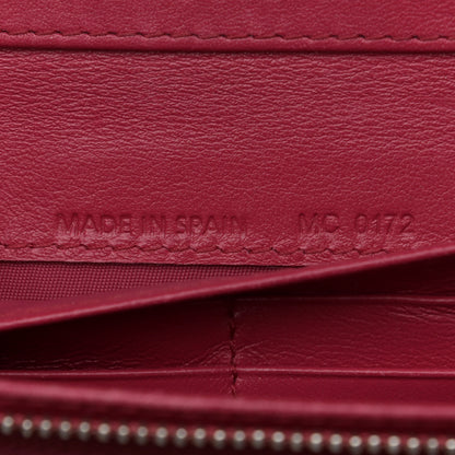 Christian Dior Patent Cannage Rendezvous Wallet Pink 7 of 9