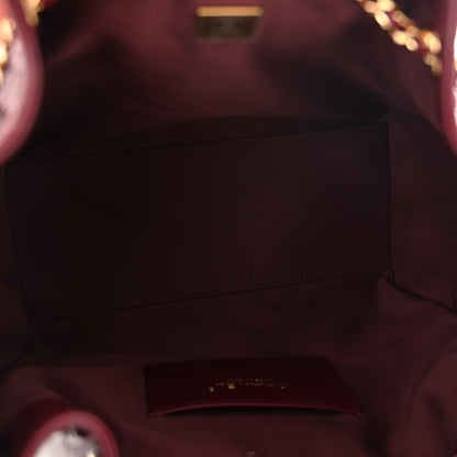 Chanel Caviar Quilted Small Chanel 25 Handbag Burgundy 5 of 11