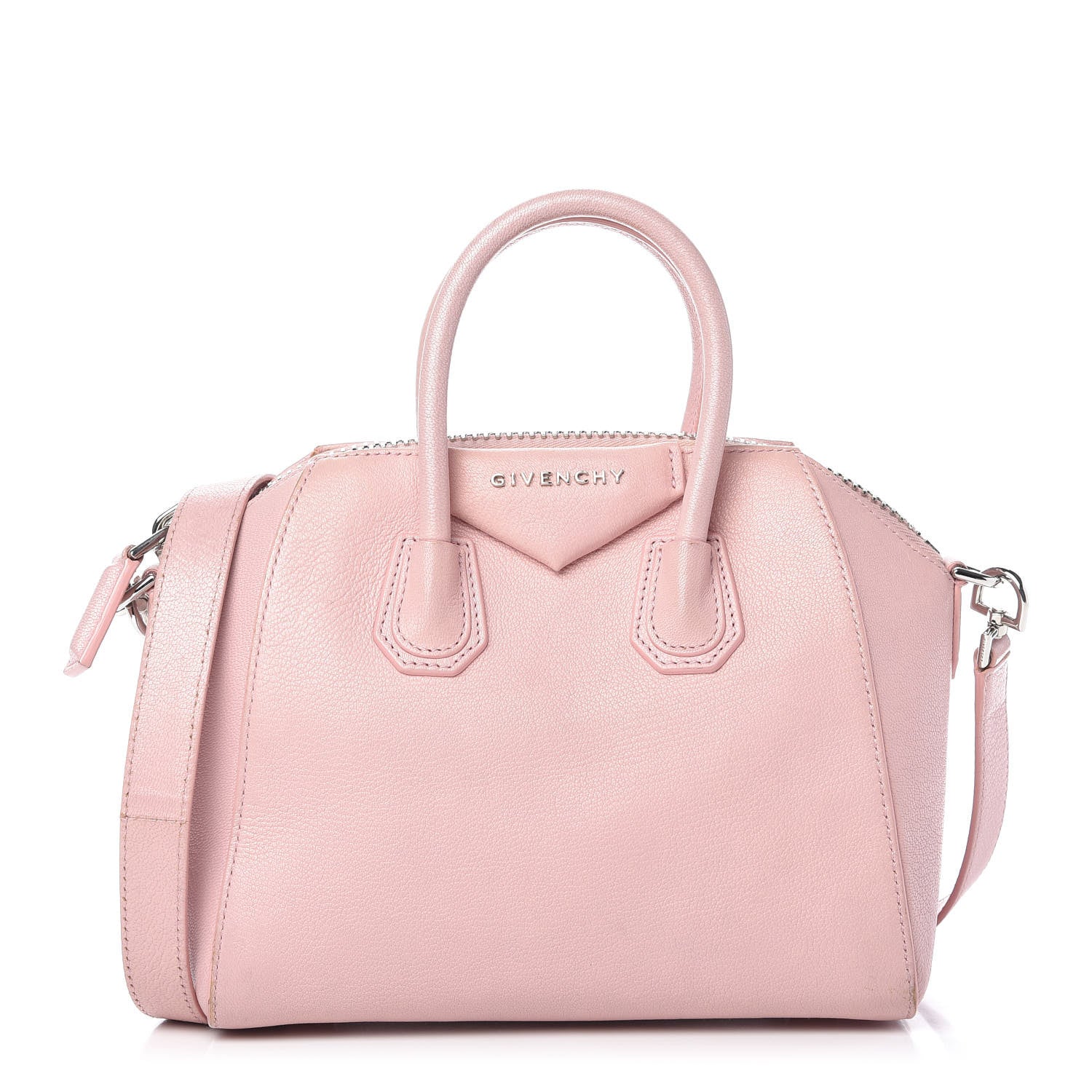 Givenchy Sugar Goatskin Mini Antigona Pale Pink 1 of 10