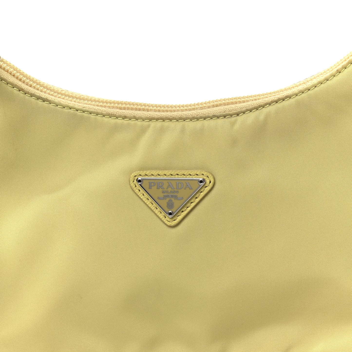 Tessuto Nylon Saffiano Mini Re-Edition 2000 Bag Ananas