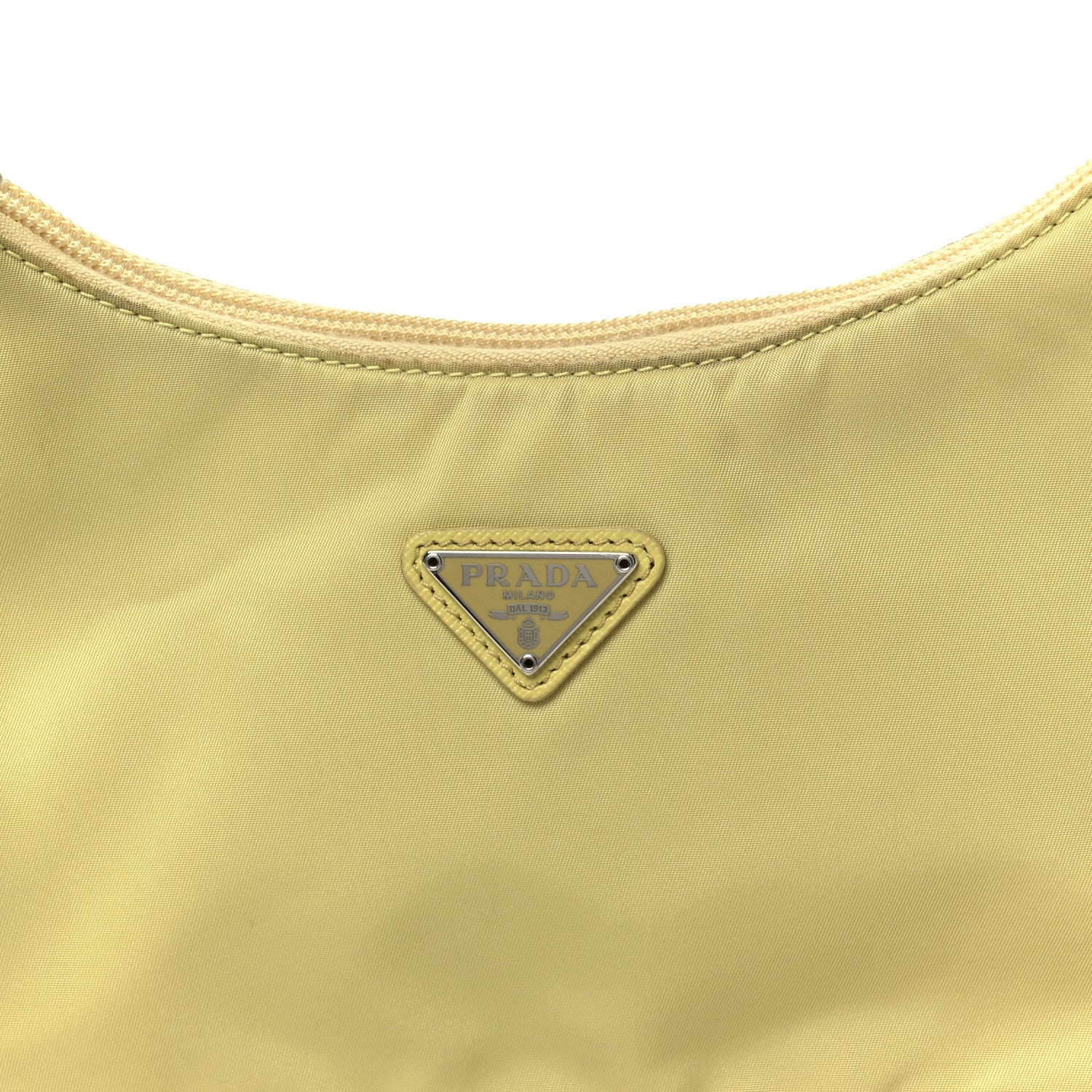 Prada Tessuto Nylon Saffiano Mini Re-Edition 2000 Bag Ananas 8 of 10