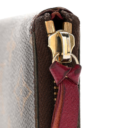 Louis Vuitton Monogram Clemence Wallet Fuchsia 8 of 9