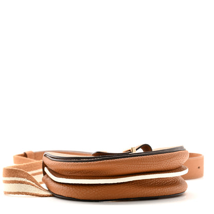 Delvaux Crispy Calfskin Mini Le Mutin Saddle Belt Bag Vegetal 4 of 11