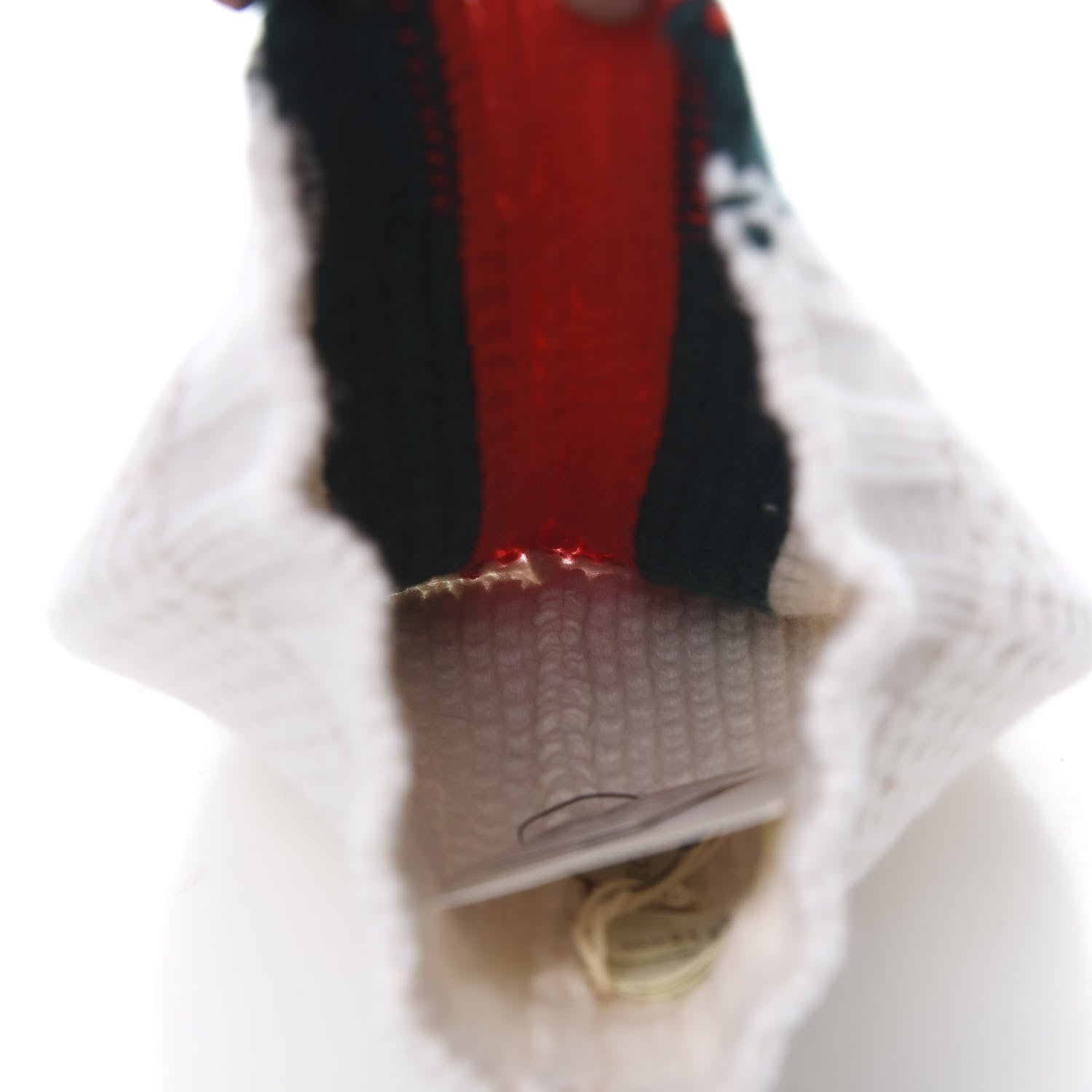 Gucci Wool Web Beanie Hat S White 3 of 4