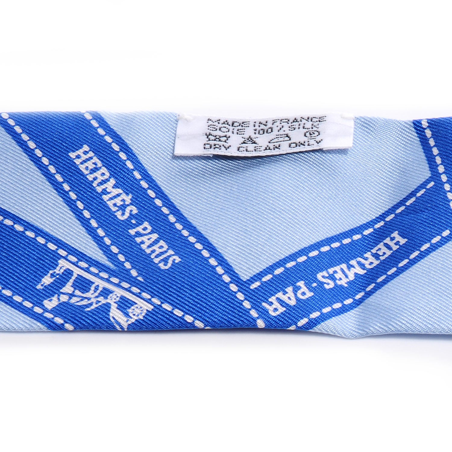 Hermes Silk Bolduc Twilly Bleu 3 of 4