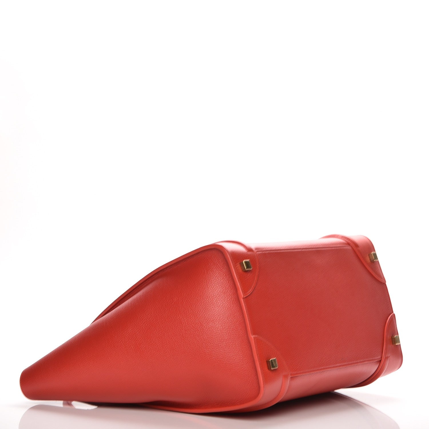Celine Baby Calfskin Mini Luggage Red 4 of 7