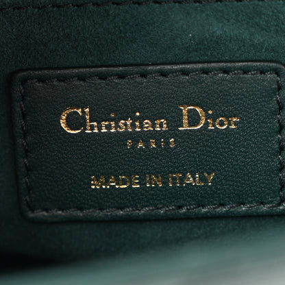 Christian Dior Lambskin Cannage Small My ABCDior Lady Dior Dark Green 6 of 14
