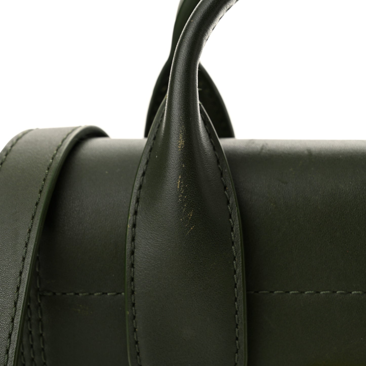 Calfskin Mini Pashli Satchel Military Green